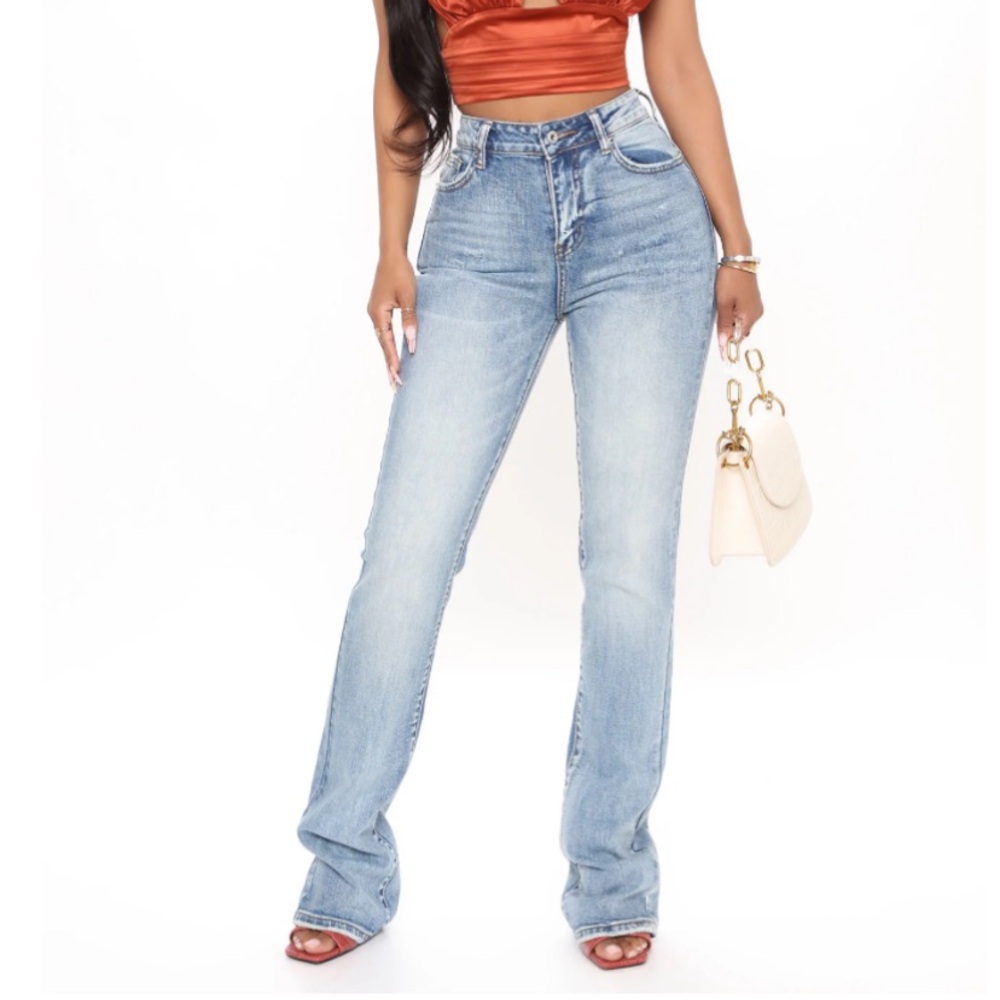 fashion nova size 14 plus vintage blue wash